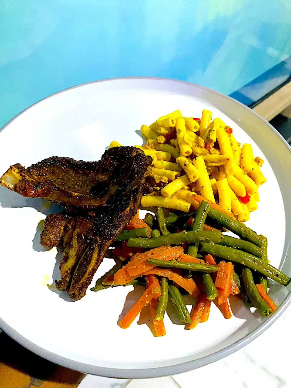Macaroni, Beef Braai with veggies boiled in clove water ☺️🤭|Cooking Chronicles with Brieさん