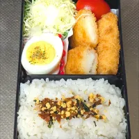 海老クリームコロッケ&イカフライ弁当|黒川克博さん