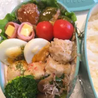 和風ピーマンの肉詰め弁当🍱|みみさん