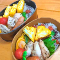レモンペッパーチキンと海老のクリームパスタ弁当|さやかさん
