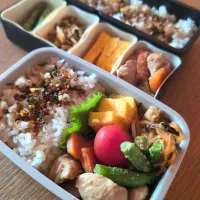 むね肉甘酢炒め弁当| まきごろうさん