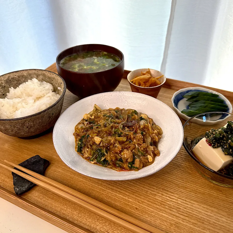 麻婆春雨セット|pontalさん