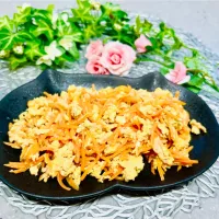 いっちゃんさんの料理 にんじんとツナと卵のシリシリつぶみそふりふり味変✨