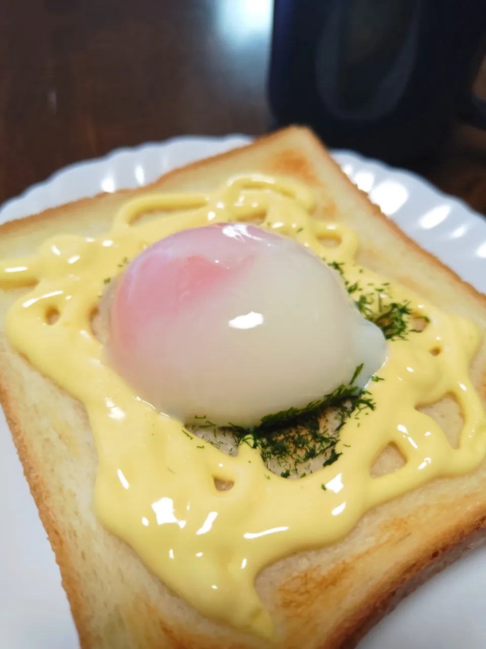 温玉のせたトースト|macchinaさん