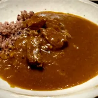 黒米•玄米で「ビーフカレー」|mottoさん