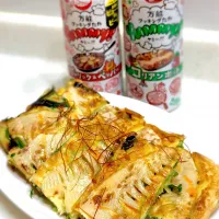 Yummyソースで筍たっぷりチヂミ🍻