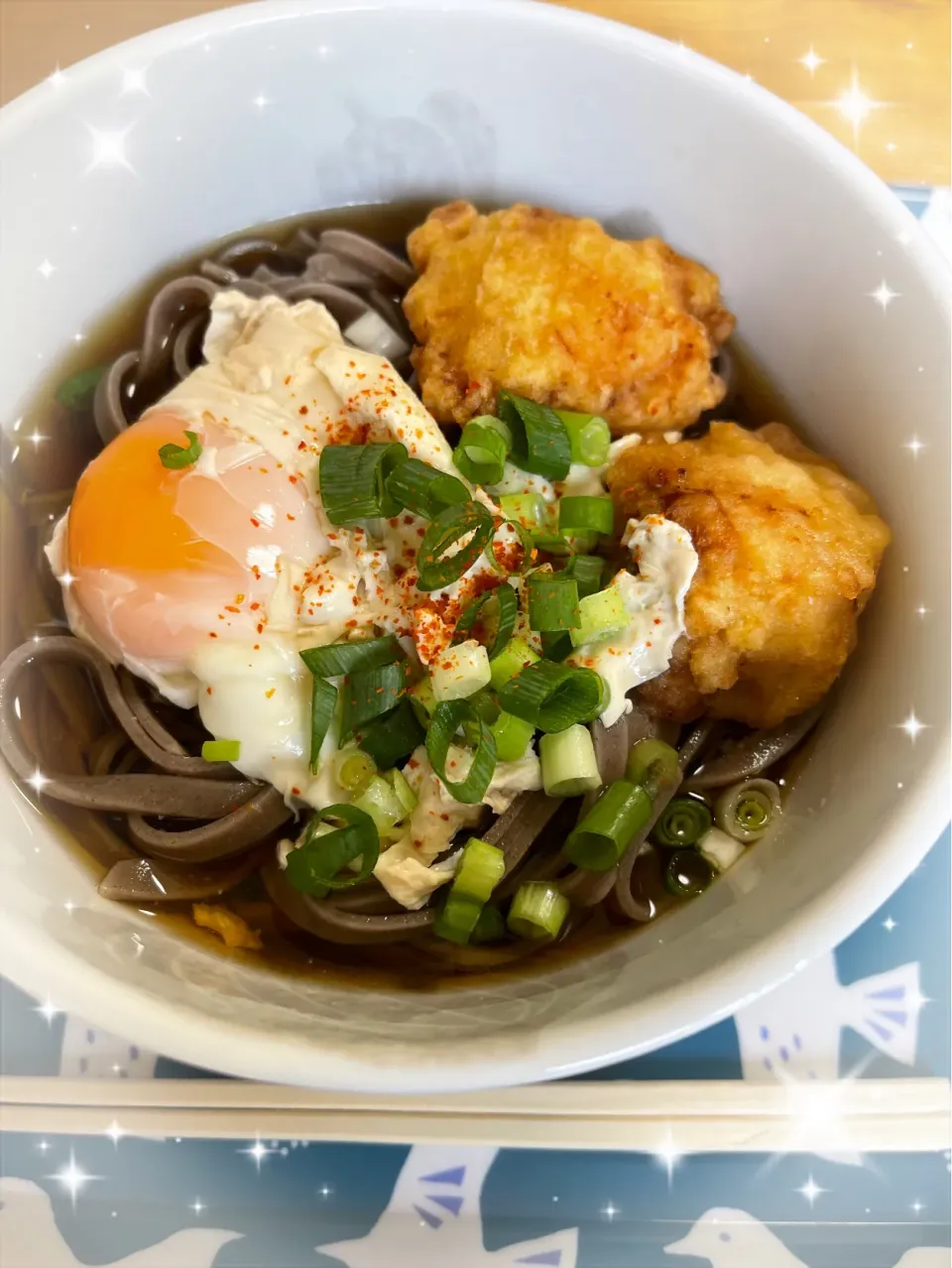 鶏天蕎麦🐣|ショコラさん