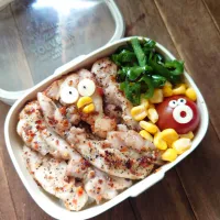 漢の…次女用🍱スパイシー鶏焼肉弁当|ᵏᵒᵘさん