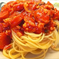 Filipino's spaghetti (Jolly Bee style spaghetti)|Jorge Bernal Márquezさん