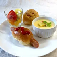 先日の娘の朝ごはん|かっちゃん杉さん