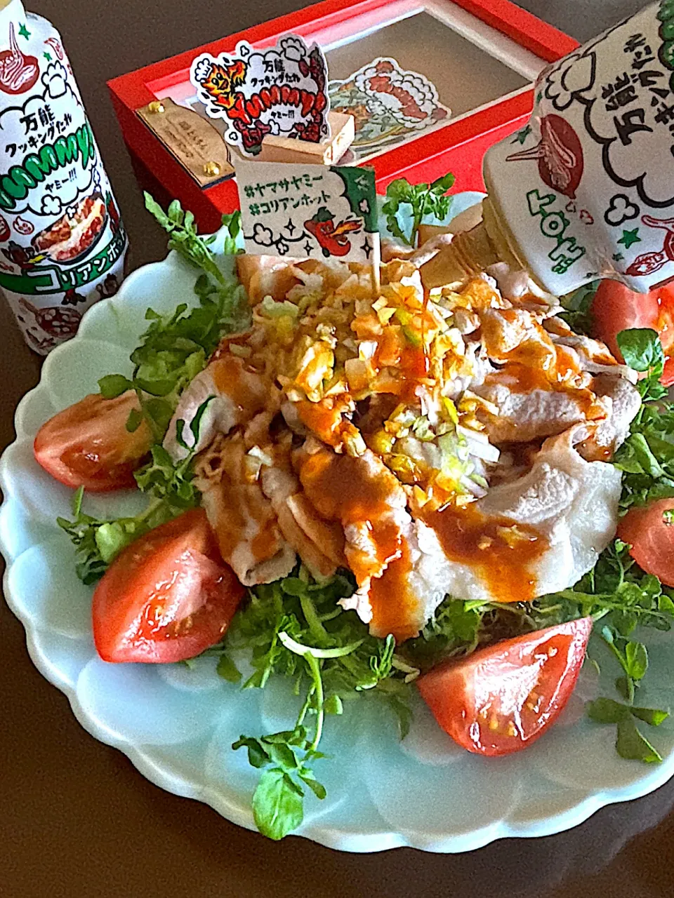 豚しゃぶ🐷に新玉コリアンスコール|とんちんさん