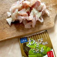 鯛刺身×わさび昆布茶|ぷわこさん