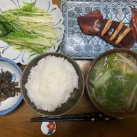 夕食　スルメイカのてり|ATさん