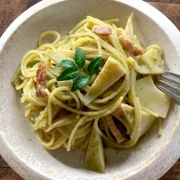 たけのこのセロリコパスタ| ユッキーさん