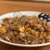 残り物の焼きそばでそば飯| ふくすけ食堂さん