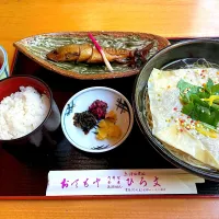 鮎と煮麺|にゃふてんさん