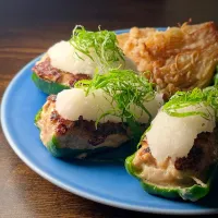 💫おろしそ化粧のピーマン肉詰め|biskesさん