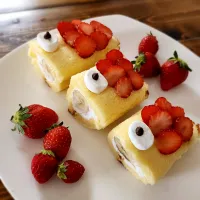 まるごとバナナでこいのぼりケーキ