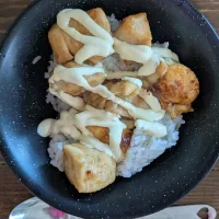 鶏肉の照り焼き丼。|おいはる(矢尾春香)さん