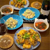 Yummy!炒めが美味しい晩ご飯😁🍷|マイコさん