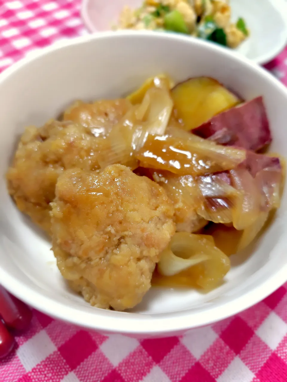 豚つくねとさつまいものすき焼き風煮|藤さんちのごはんさん