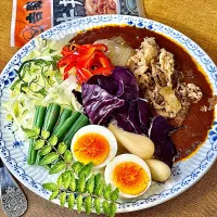 牛丼の具でカレーライス🐮|鬼百合さん
