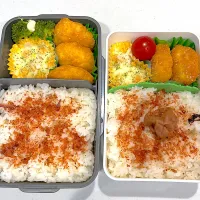 娘と息子のお弁当🍱| megさん