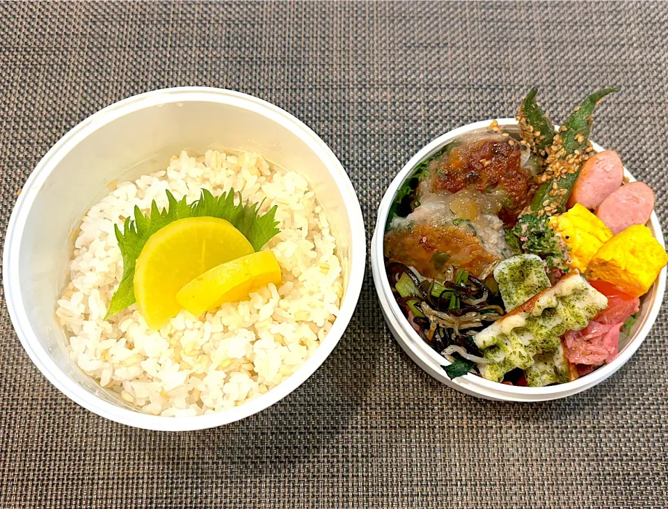 高校生息子のお弁当🍱 あんかけ和風ハンバーグ弁当🍱|Snow10さん