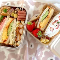 サンドイッチ弁当|accoさん