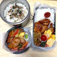 焼きそば&照り焼きチキン| めぐりんさん