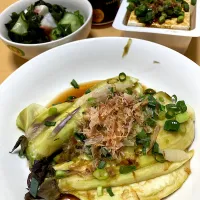 単身赴任中の男飯(焼きナス)|おおもりの星さん