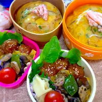 今日の夫婦弁⁽⁽ ◟(灬 ˊωˋ 灬)◞ ⁾⁾💕|桃実さん