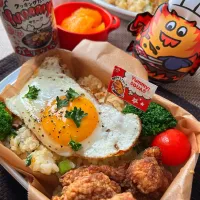 Yummy!ガーリックペッパーのツナチャーハン弁当