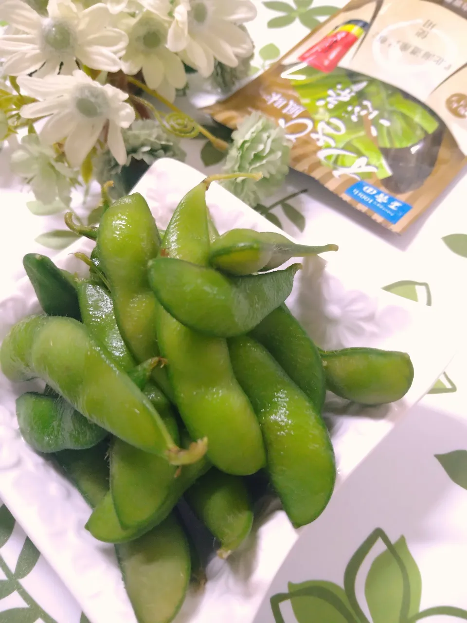 わさび風味こんぶ茶de枝豆煮びたし|fumiさん