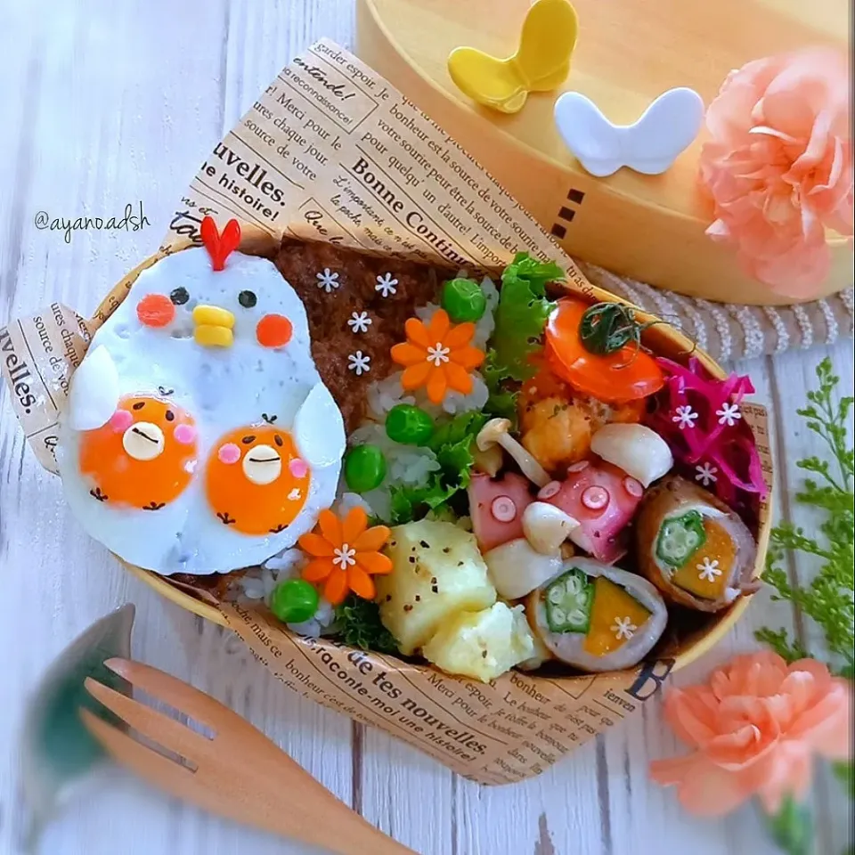 🌱🐔🐥キーマカレー弁当🏵️🌱|ayano.adshさん