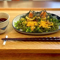 吉野家冷凍牛丼の具で瓦そば風| tamamiさん
