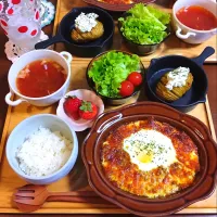 焼きチーズカレーの献立| こだしーさん