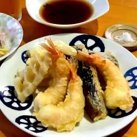 海老なす筍の天ぷら|マユマユさん