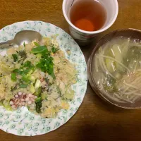 昼食　イカ🦑チャーハン| ATさん