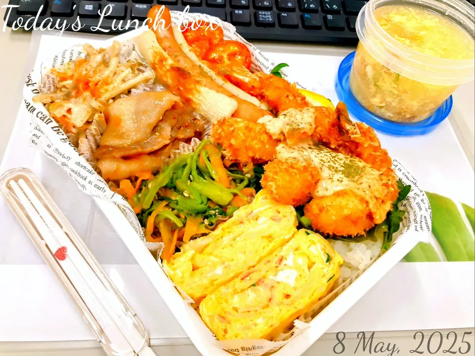 🍤🦐エビフライ弁当🦐🍤|TakeBooさん