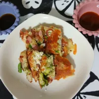 筍入り野菜のガレット.+:｡ ヾ(◎´∀｀◎)ﾉ ｡:+.✨