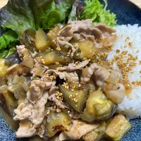 #ナスと豚肉のオイスター炒め|トリさん