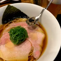 第２回麺オフ　@入鹿TOKYO 六本木店　ポルチーニ醤油らぁ麺