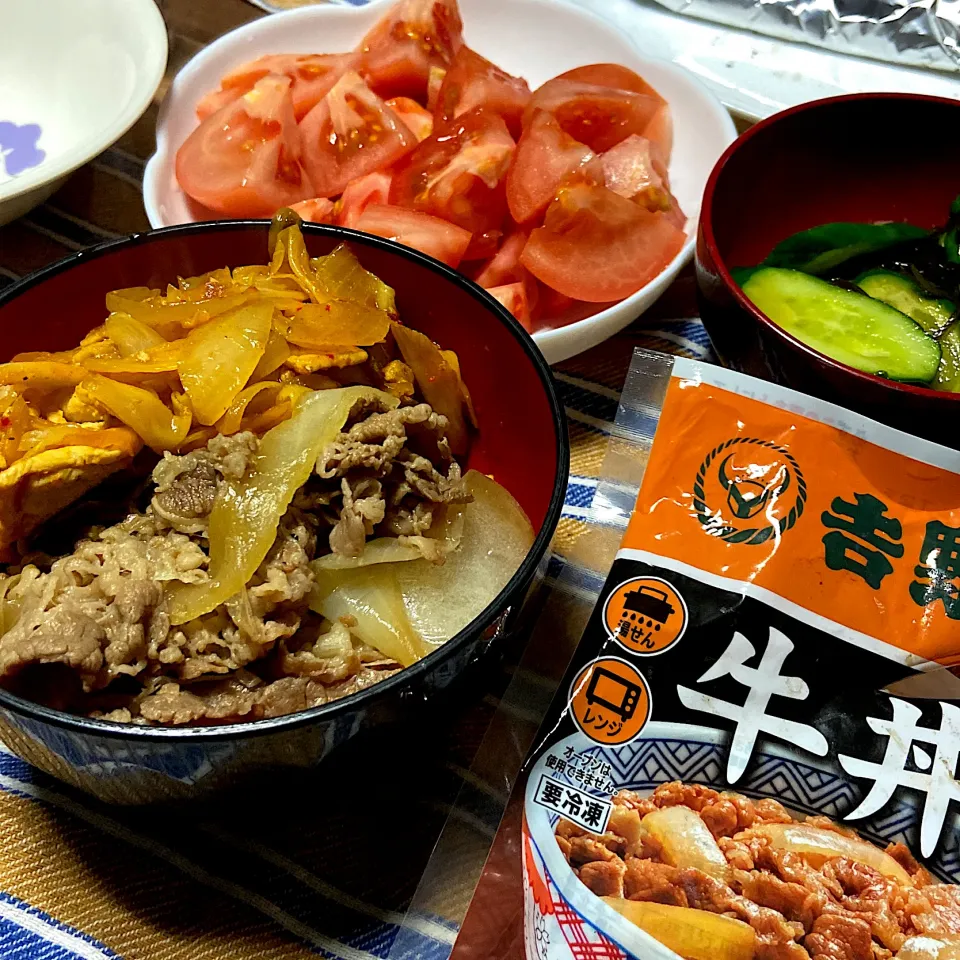 キムチ牛丼でお夕飯|renharuruさん