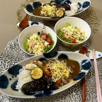 カレーライス、コールスローサラダ| kekekeさん
