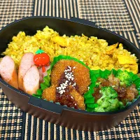 今日の高校男子弁当(5/8)|ミカリンさん