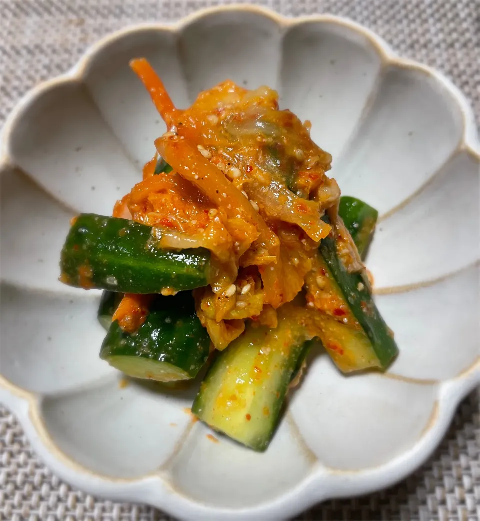 パリパリきゅうりのキムチ胡麻和え|藤田 まり子さん