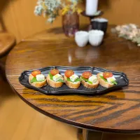 ミニトマトとクリームチーズのブルスケッタ|m’chinさん