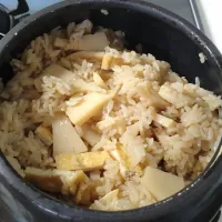 タケノコの炊き込みごはん|しまだ ちえこさん