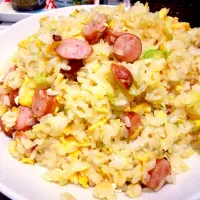 ウインナーチャーハン